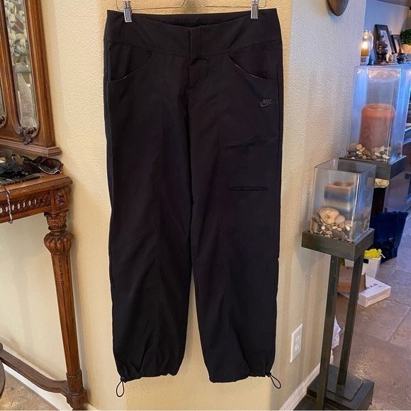 Nike Pants - NWT~NIKE Sportswear Women Black Drawstring Hem Pants Size Medium